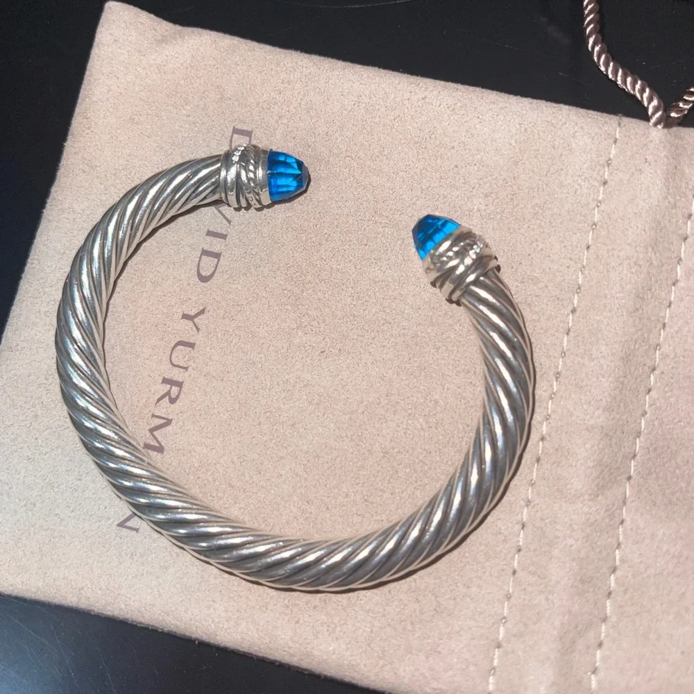 David Yurman Cable bracelet with diamonds - Picture 1 of 6